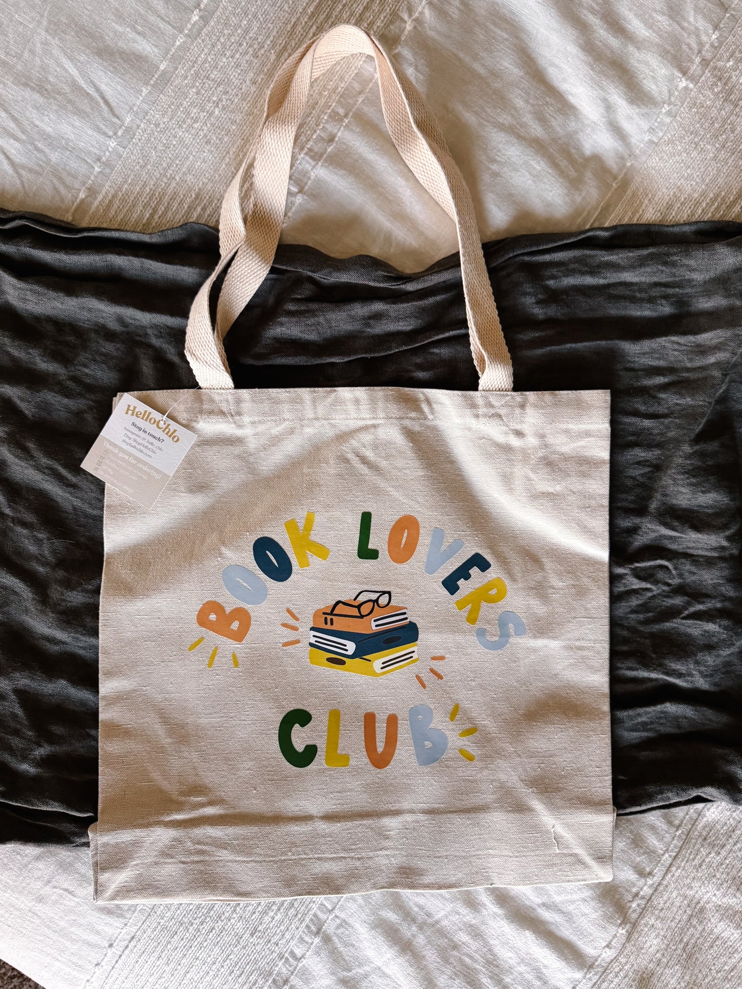 Book Lovers Club Tote (Multicolor)