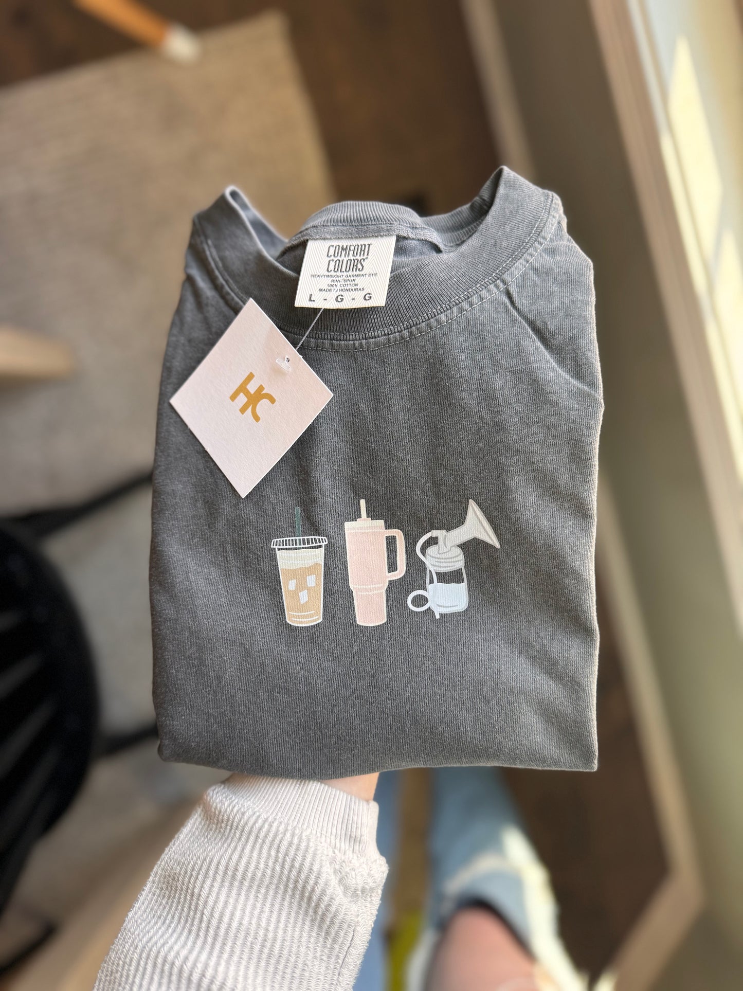 Pumping Mama Trio T-shirt (Pepper)