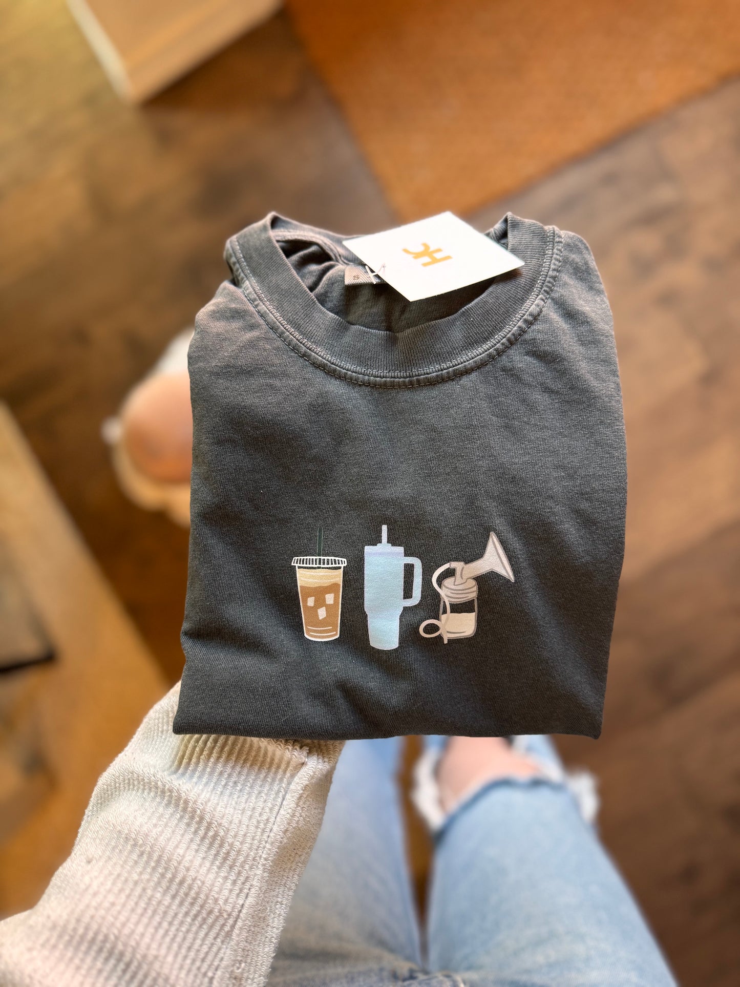 Pumping Mama Trio T-shirt (Pepper)