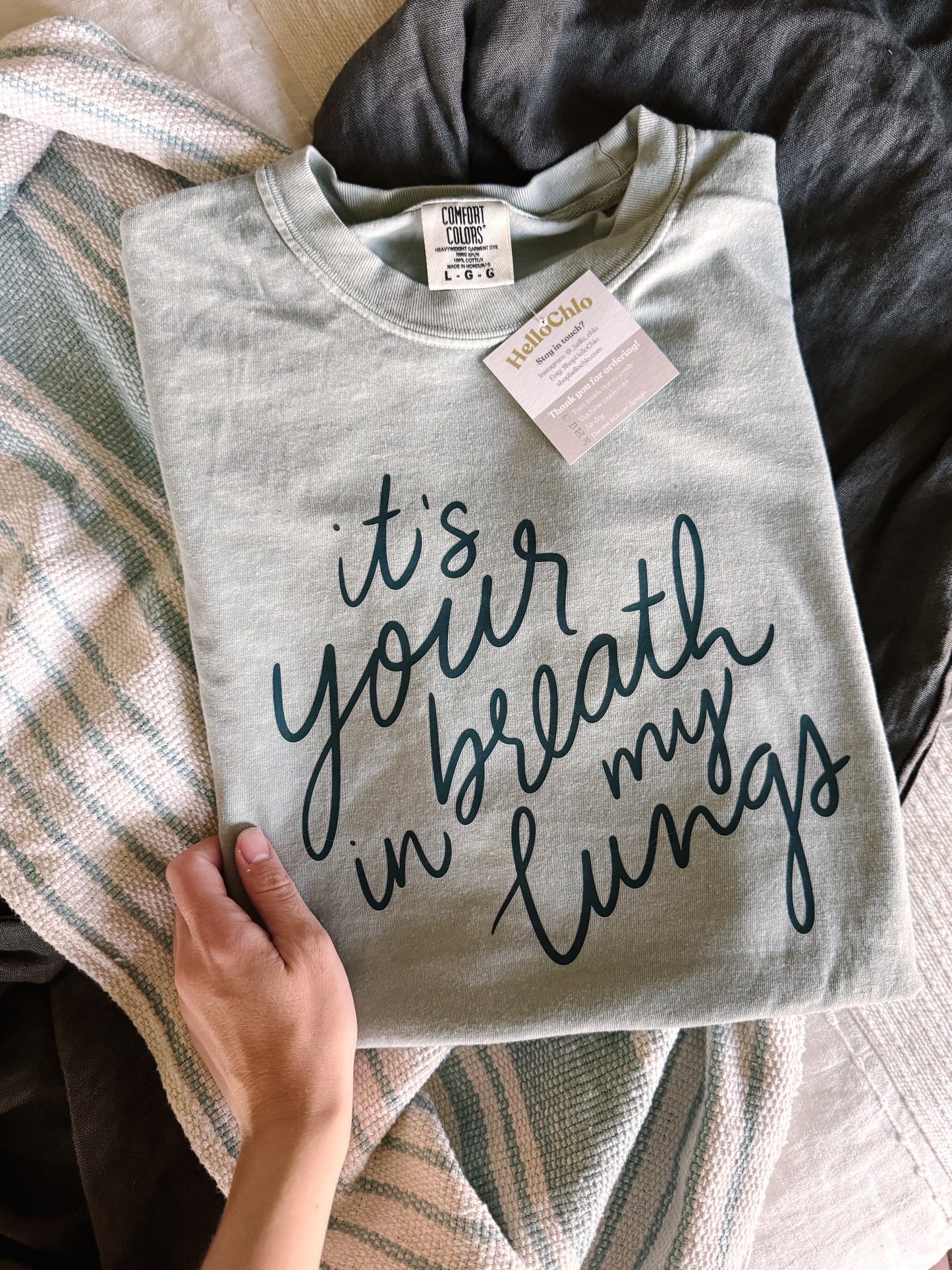 It's Your Breath in my Lungs Tee