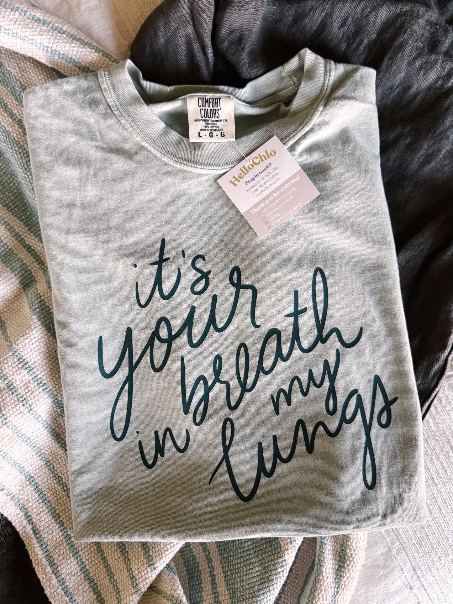 It's Your Breath in my Lungs Tee