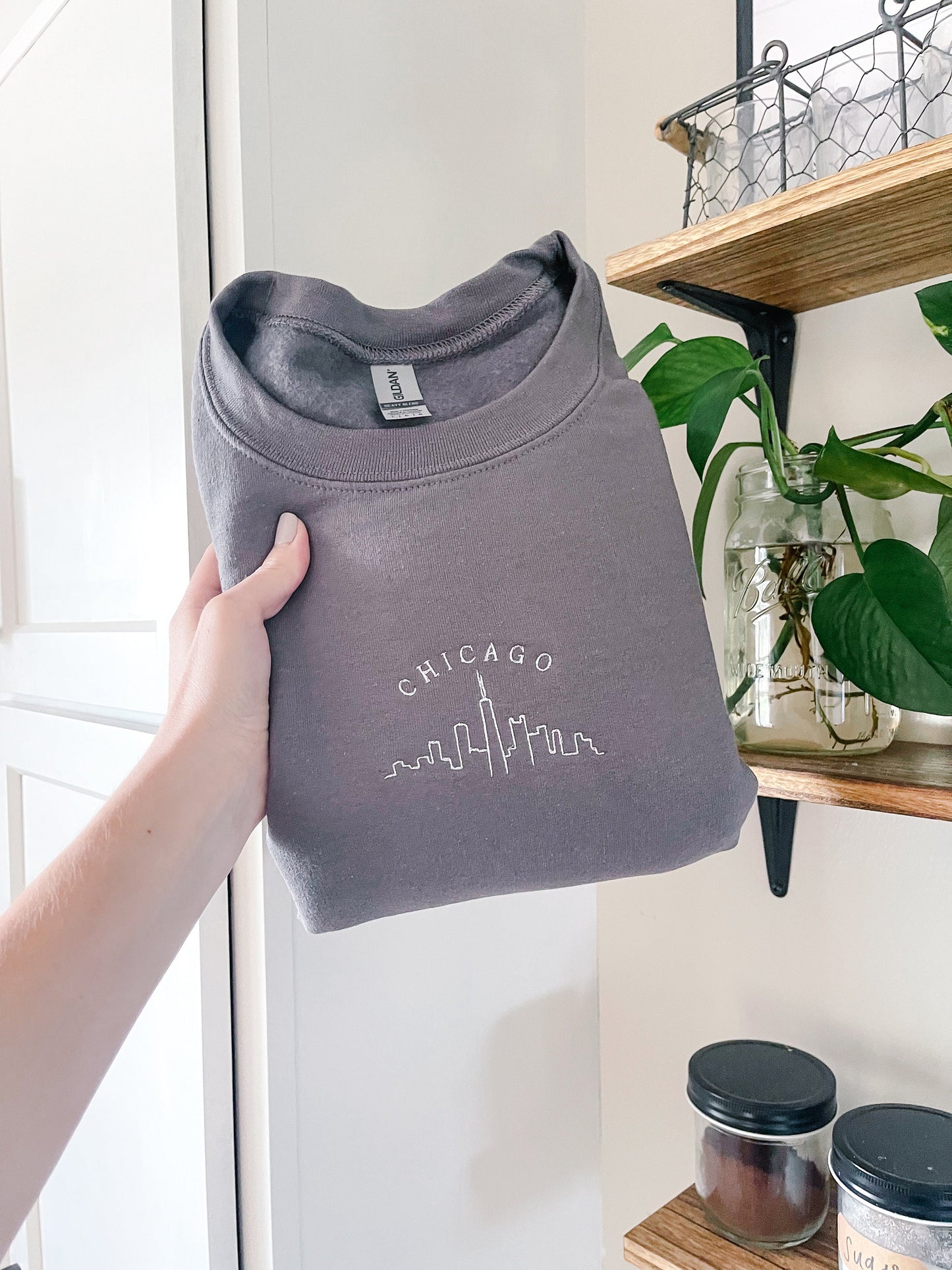 Chicago Embroidered Crewneck Sweatshirt