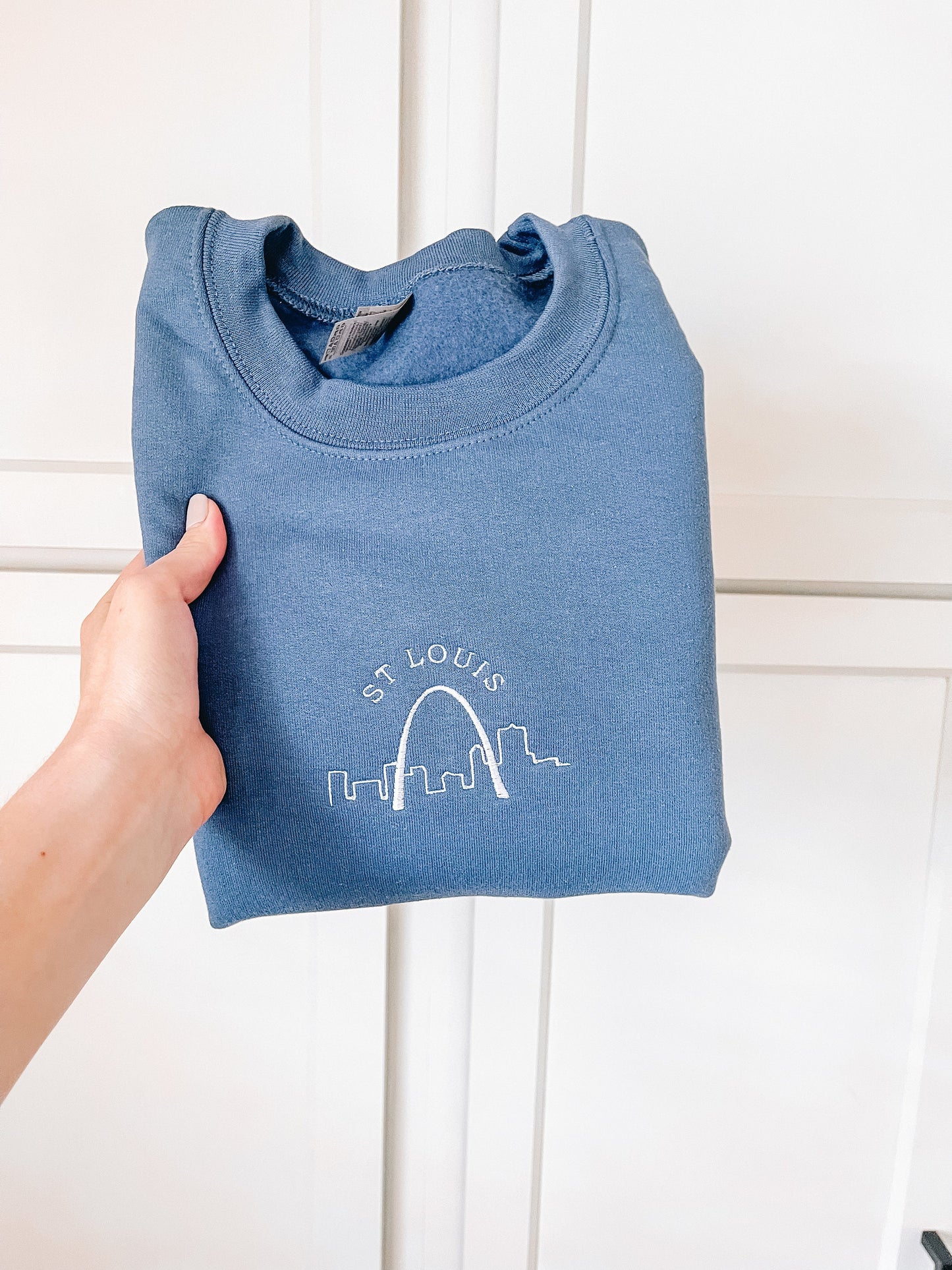 St. Louis Embroidered Crewneck Sweatshirt