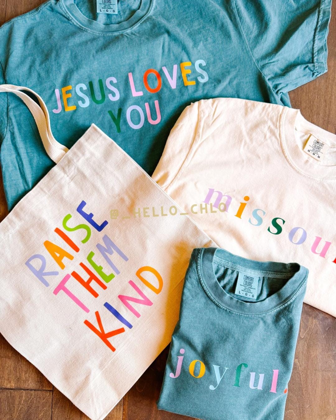 Jesus Loves You Comfort Colors T-shirt