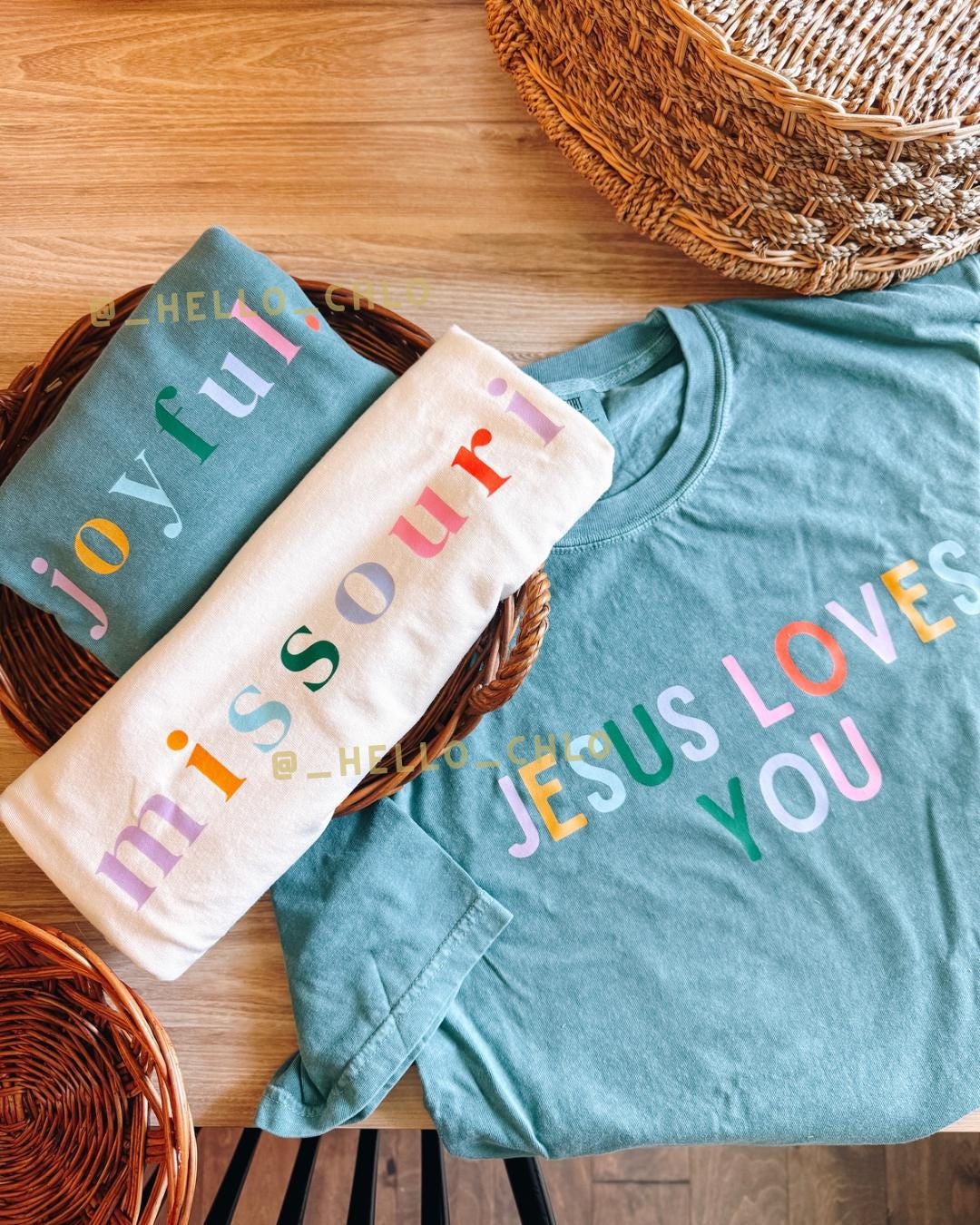 Jesus Loves You Comfort Colors T-shirt