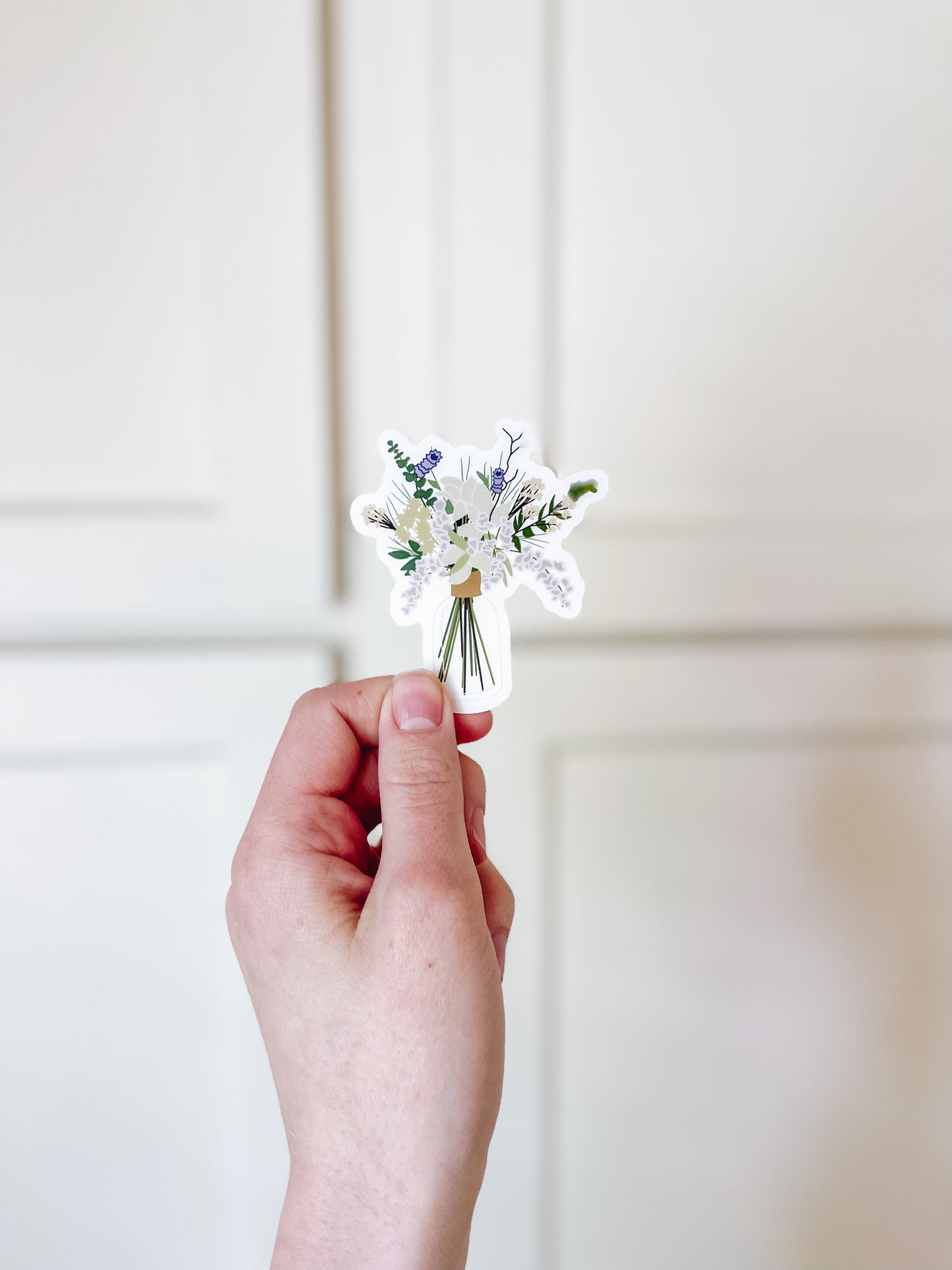 Lavender Bouquet Sticker