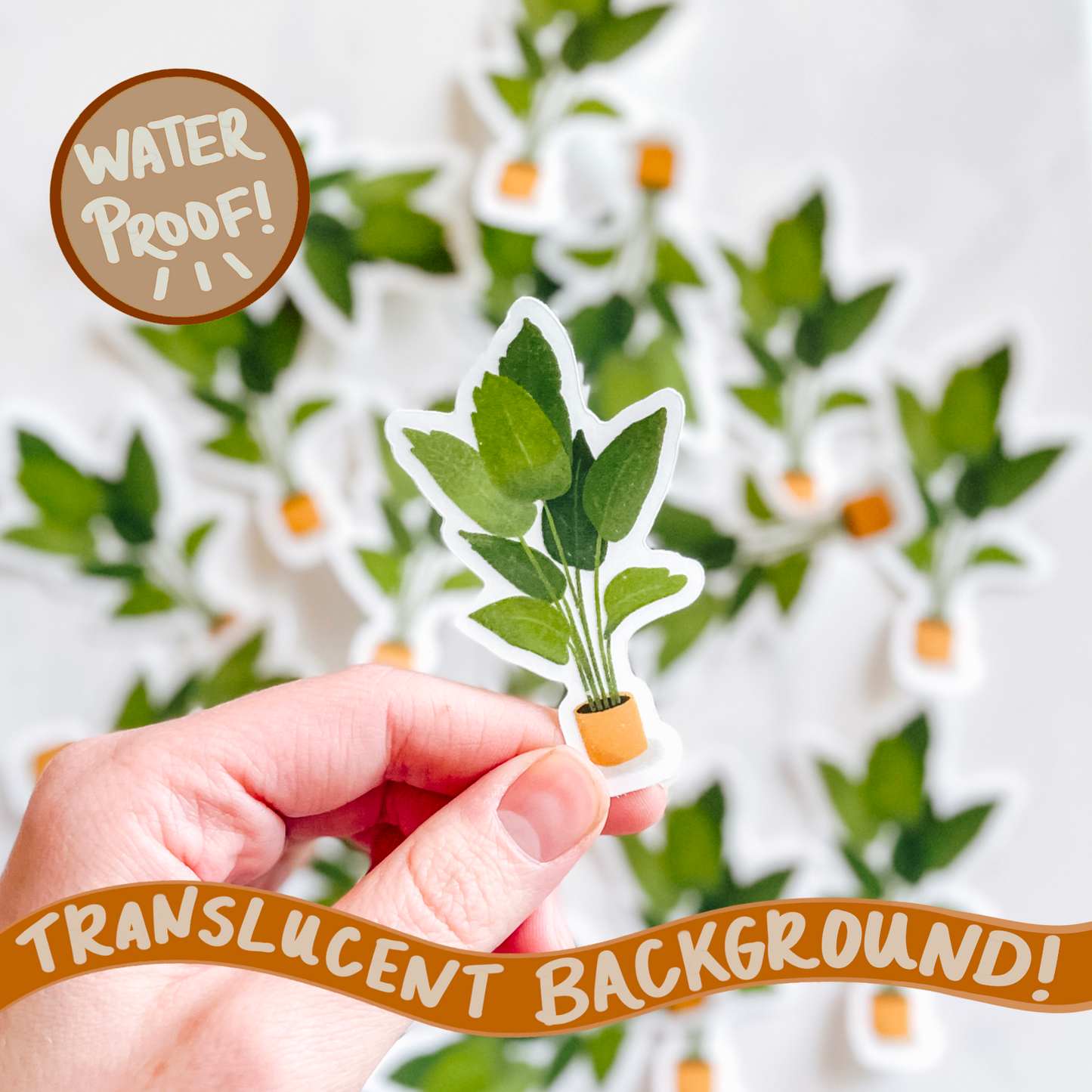 Palm Houseplant Plant Sticker