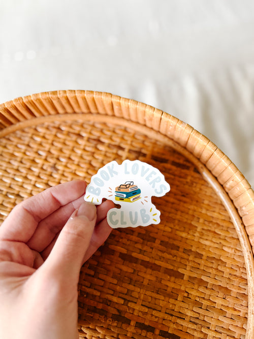 Book Lover Club Vinyl Sticker