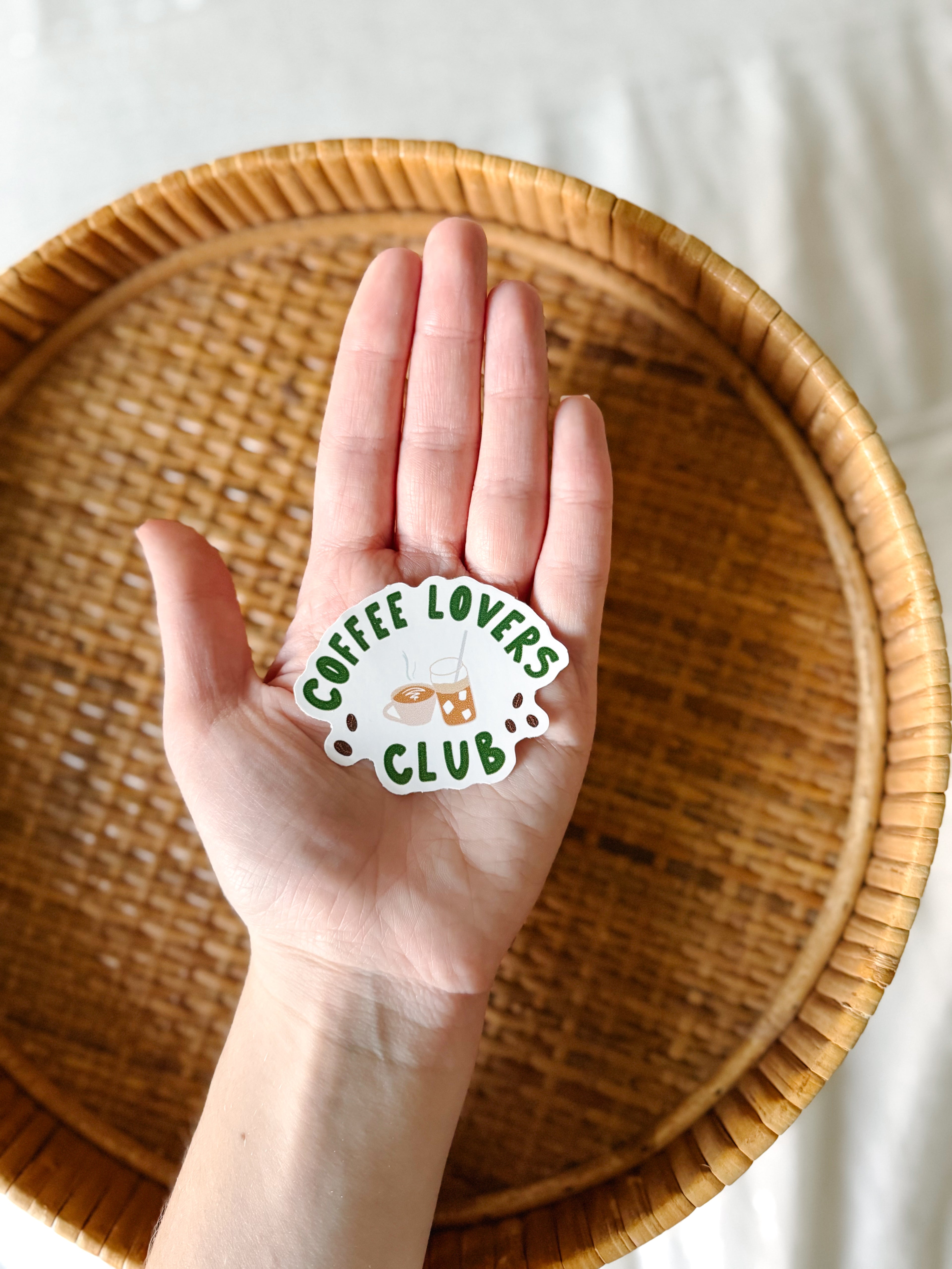 Coffee Lovers Club Vinyl Sticker