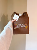I Am An Autumn Embroidered Crewneck