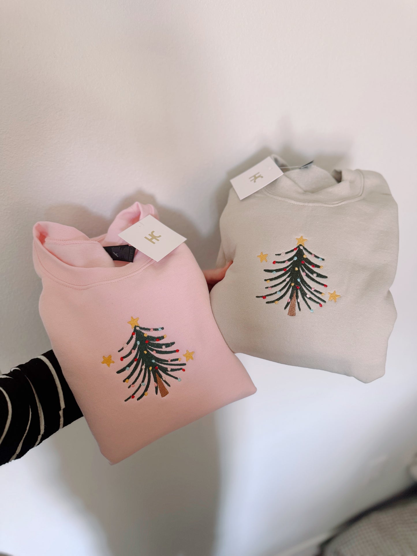 Rockin’ Around the Christmas Tree Crewneck (Sand)