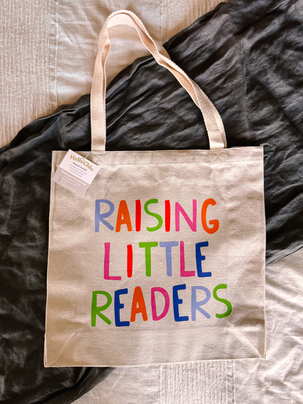 Raising Little Readers Tote (Bold & Bright)