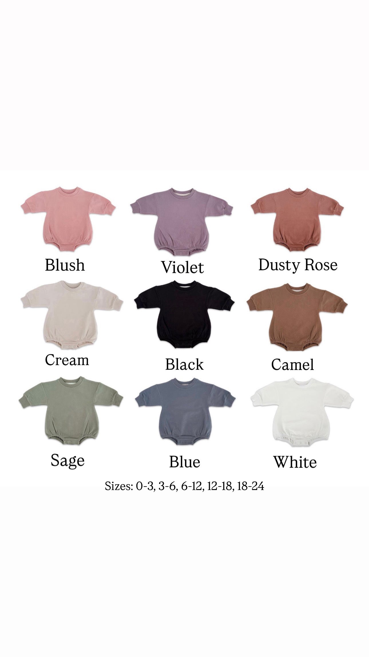 Customized Baby Bubble Romper (please read description)
