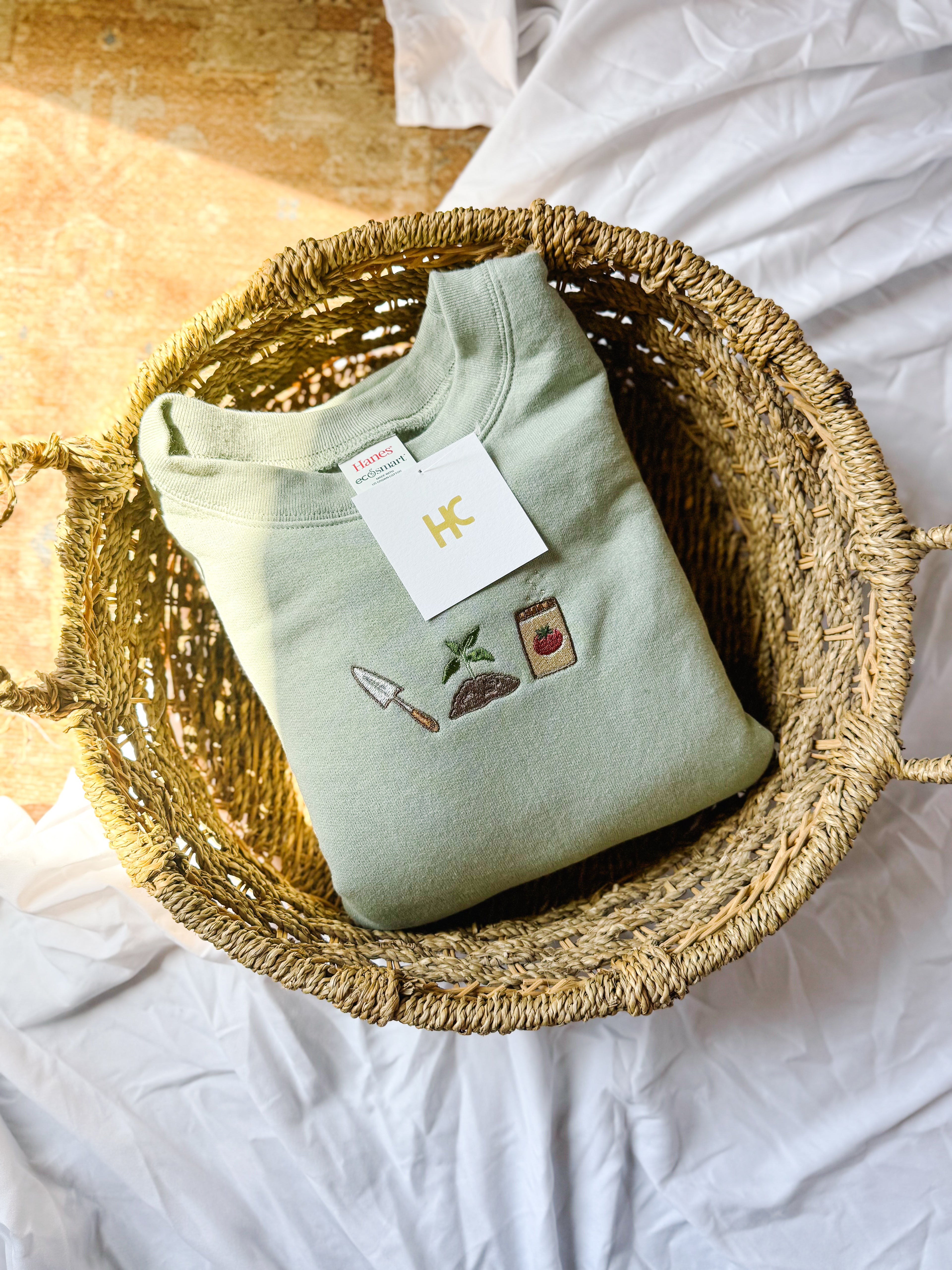 Gardening Trio Embroidered Crewneck