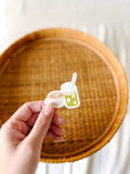 Coffee & Matcha Vinyl Sticker