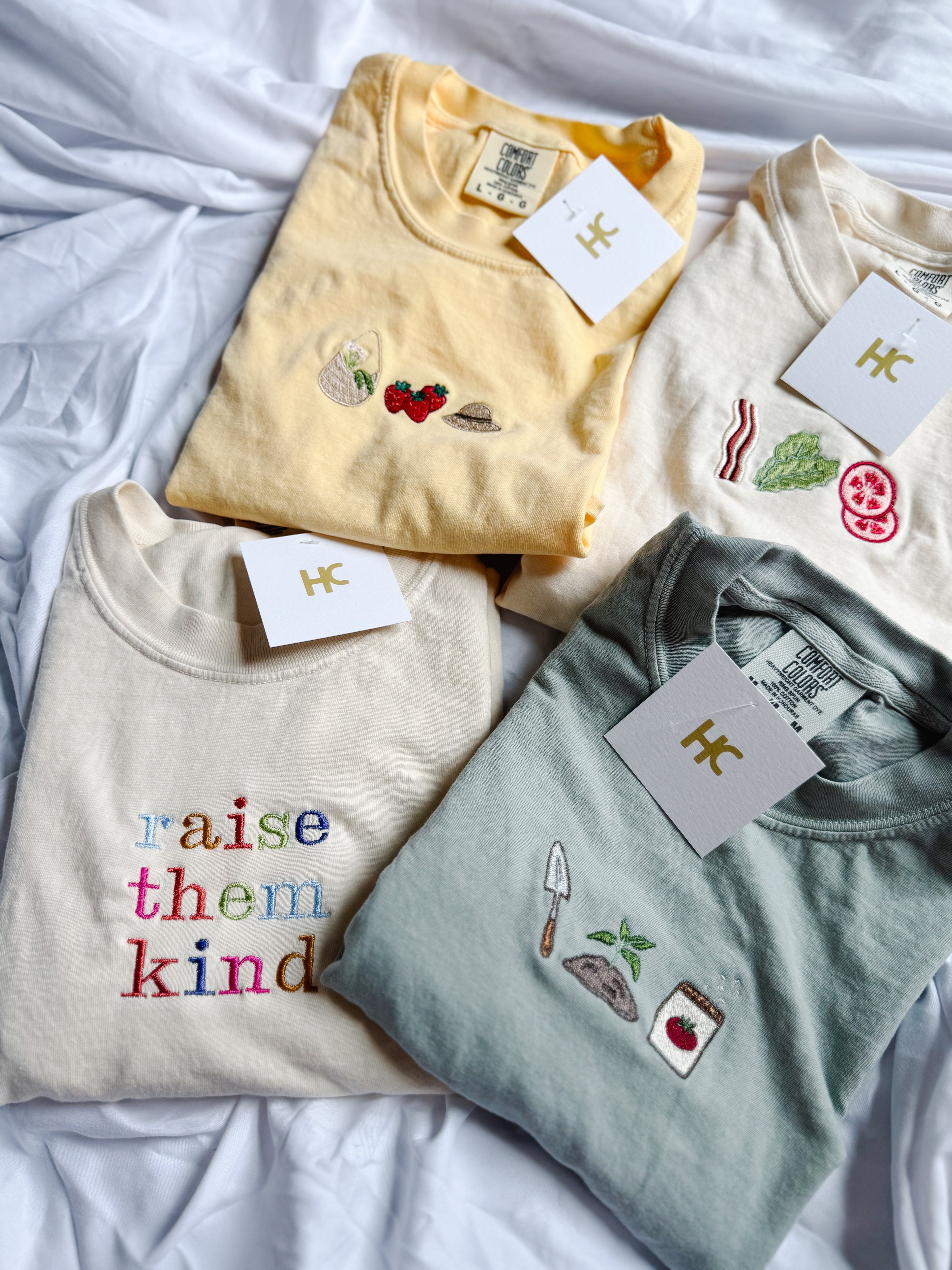 Raise Them Kind Embroidered T-Shirt