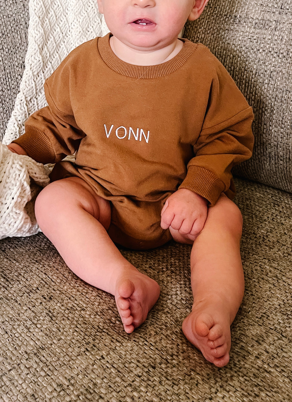 Customized Baby Bubble Romper (please read description)