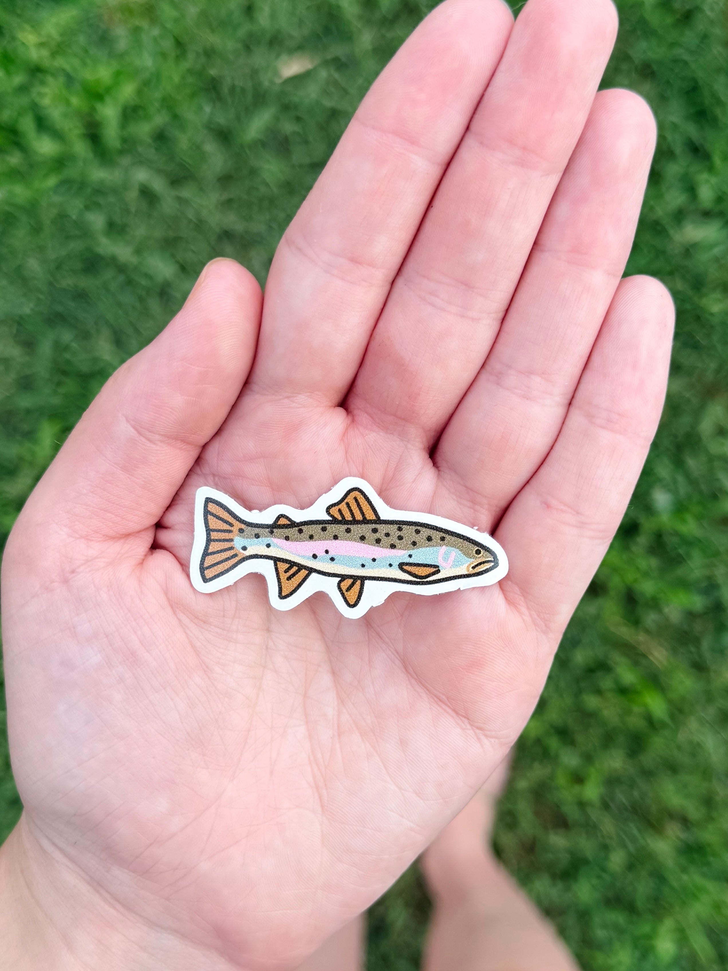 Rainbow Trout Vinyl Sticker