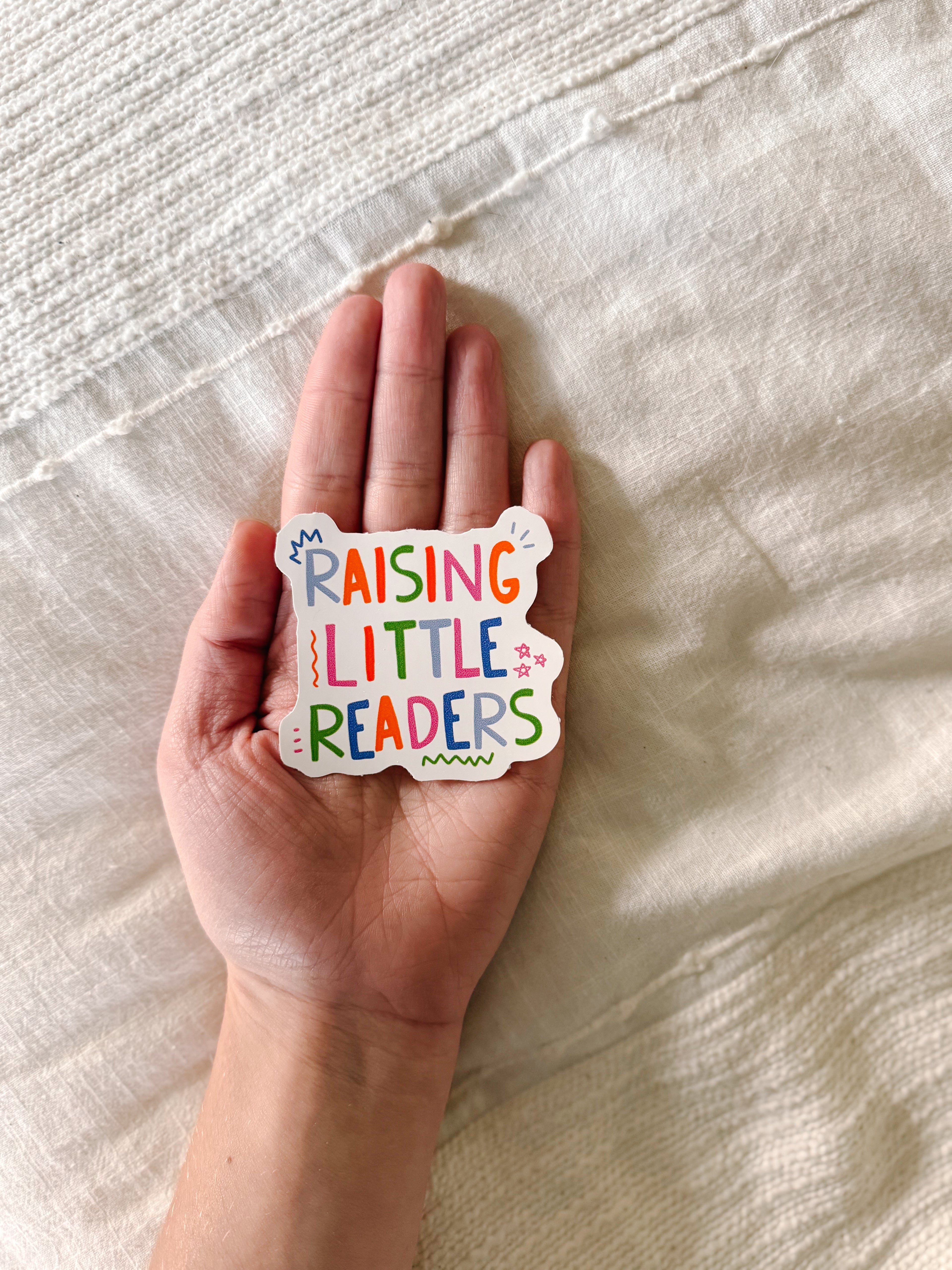 Raising Little Readers Vinyl Sticker