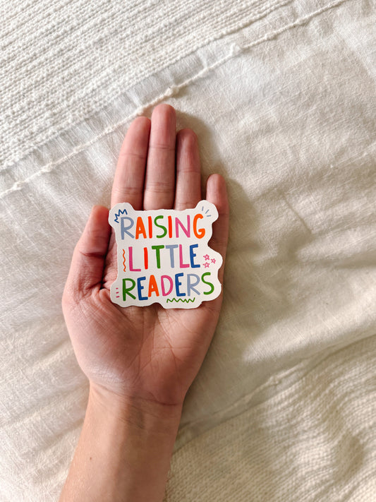 Raising Little Readers Vinyl Sticker