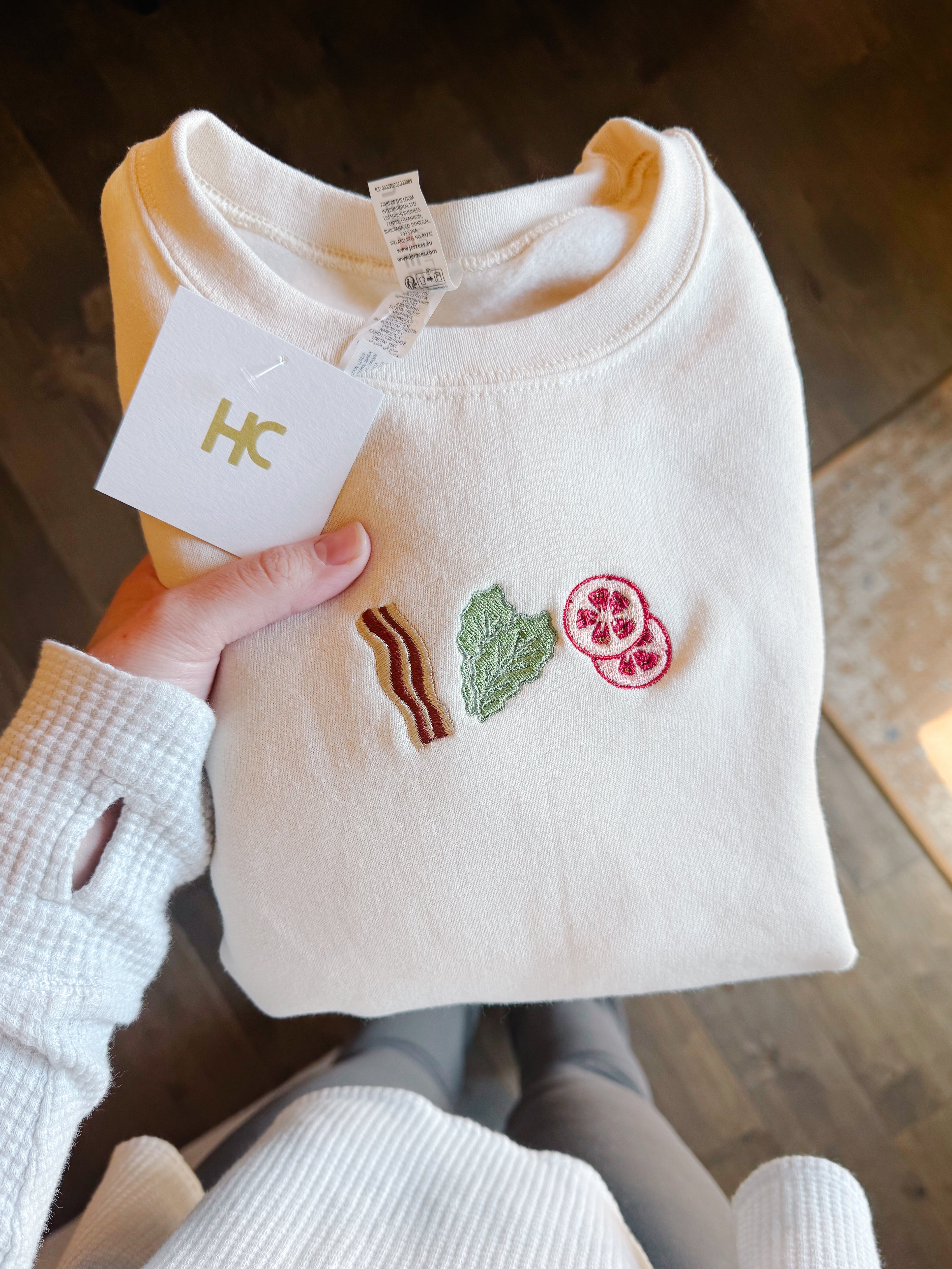 BLT Trio Embroidered Crewneck