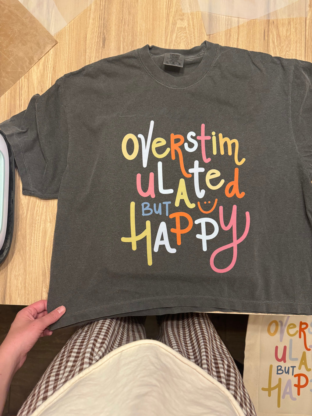 Overstimulated But Happy Graphic Tee