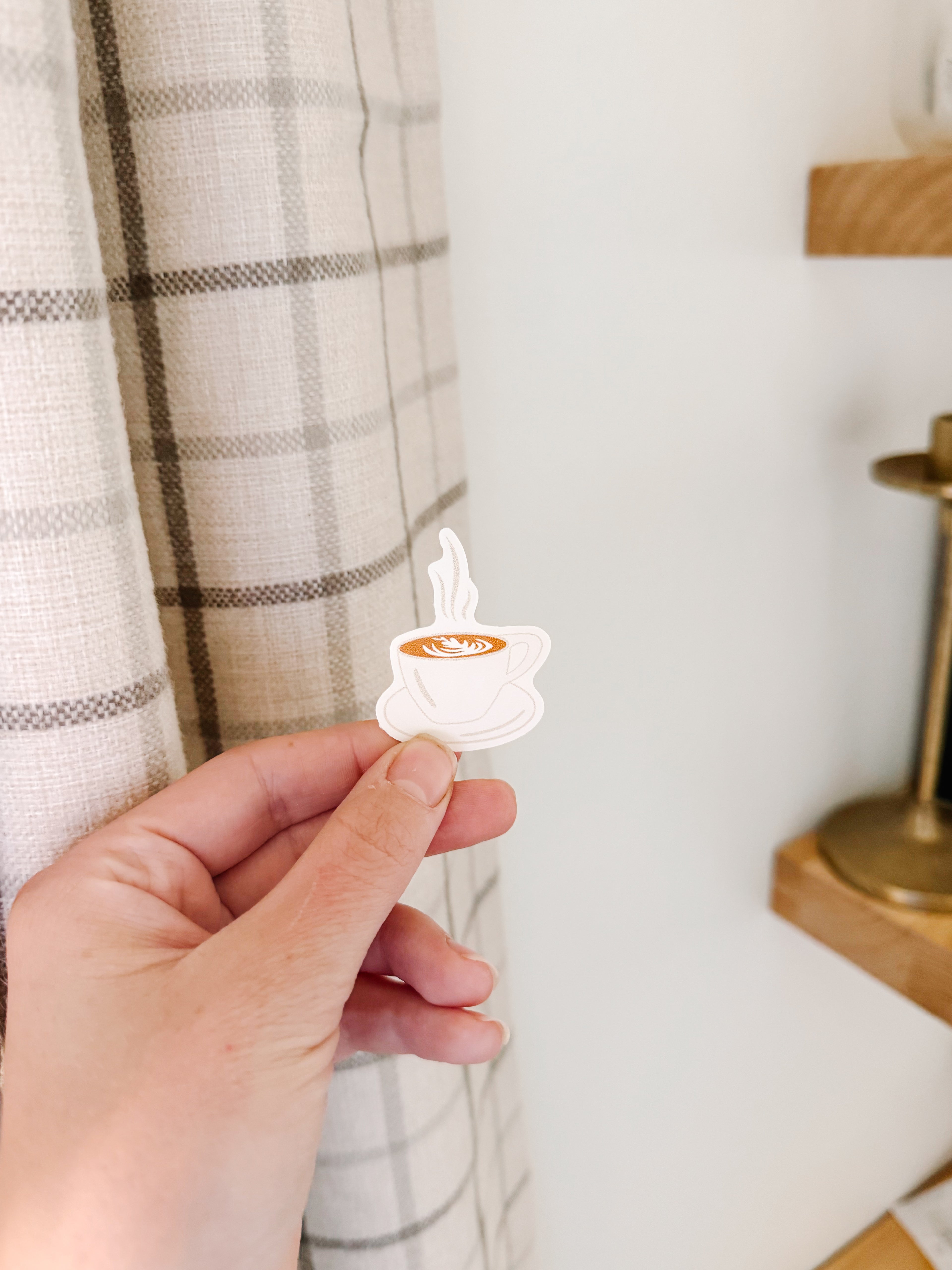 Hot Latte Vinyl Sticker