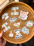 Lattes & Libraries Sticker Bundle