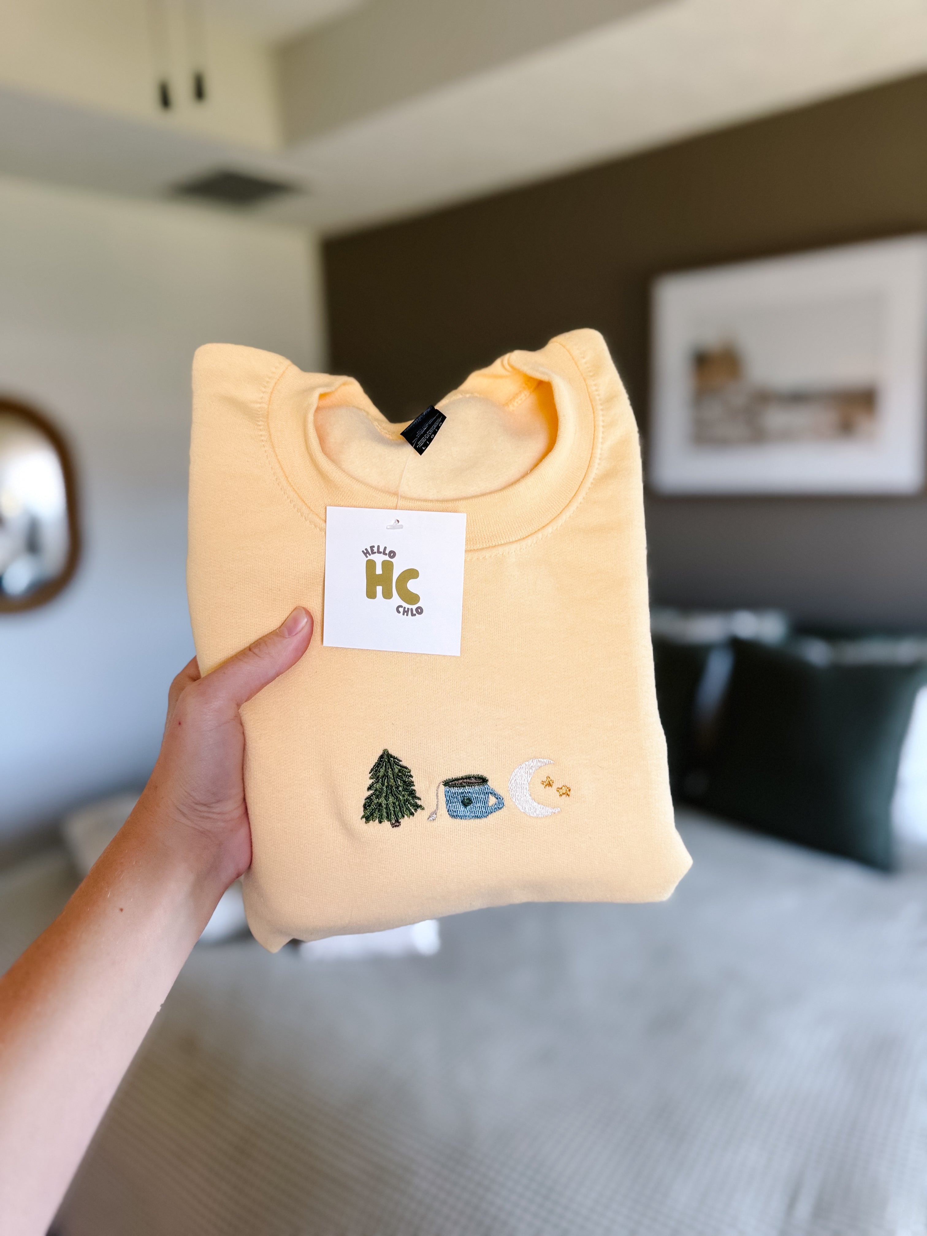 BYO Fall Trio Embroidered Sweatshirt (read description!)