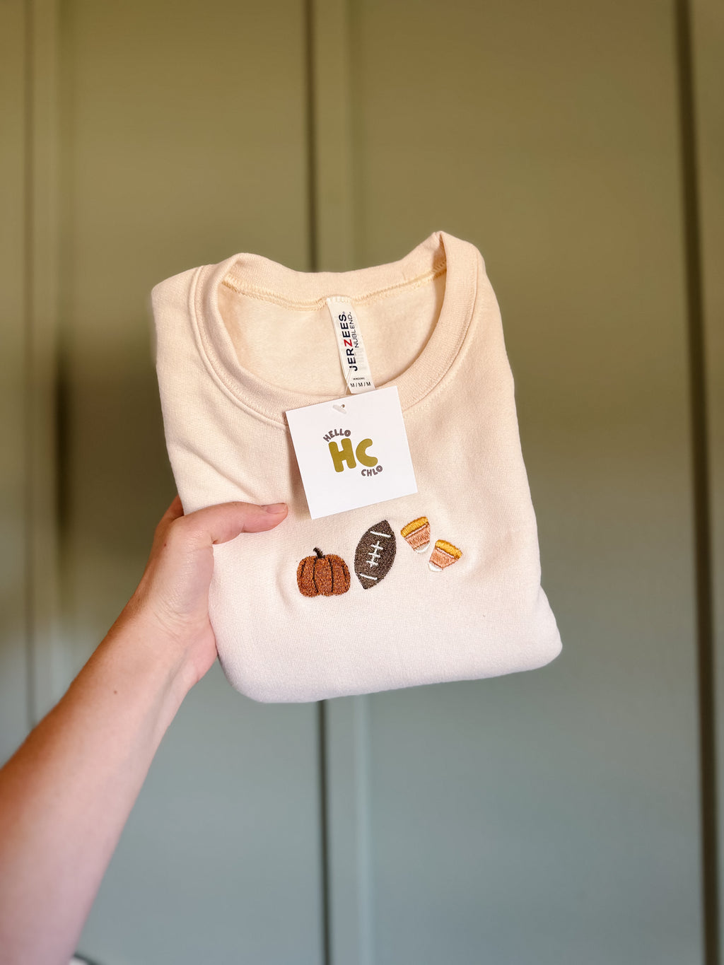BYO Fall Trio Embroidered Sweatshirt (read description!)