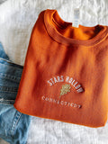 Stars Hollow Connecticut Embroidered Crewneck Sweatshirt, Embroidery Sweater, Gilmore Girls, Fall Autumn Shirt