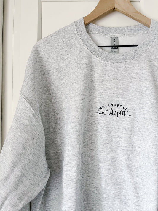 Indianapolis Embroidered Crewneck Sweatshirt