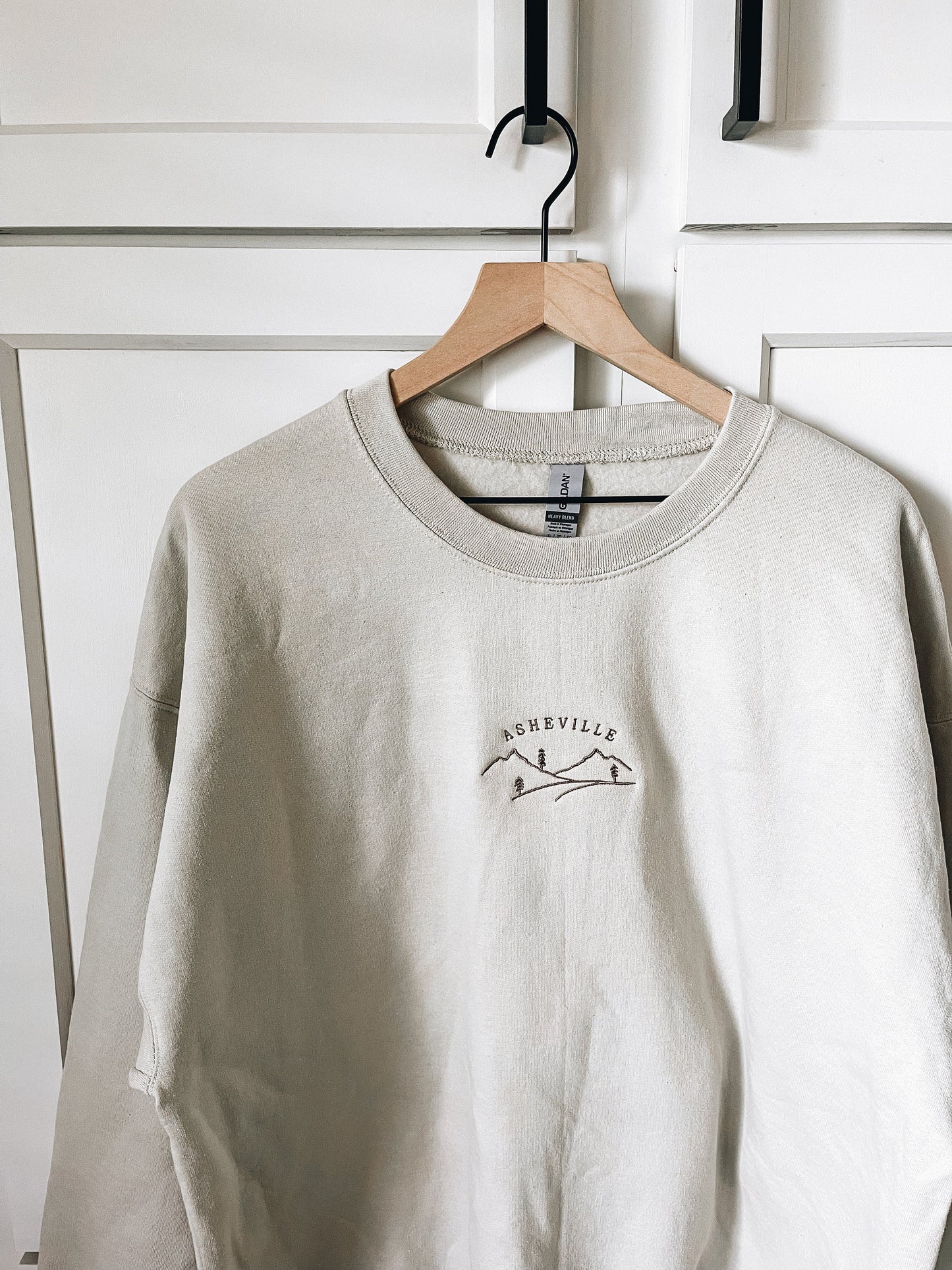 Asheville Embroidered Crewneck Sweatshirt