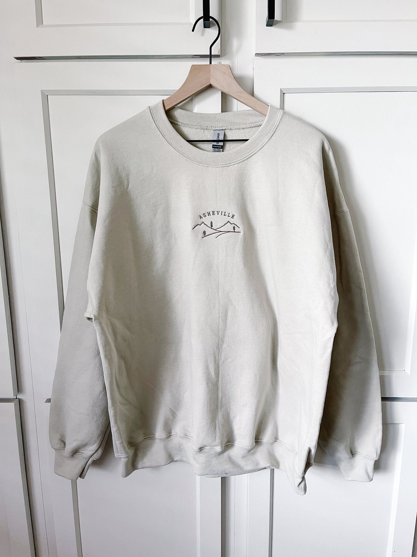 Asheville Embroidered Crewneck Sweatshirt