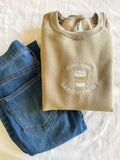 Coffee & Cynicism Embroidered Crewneck