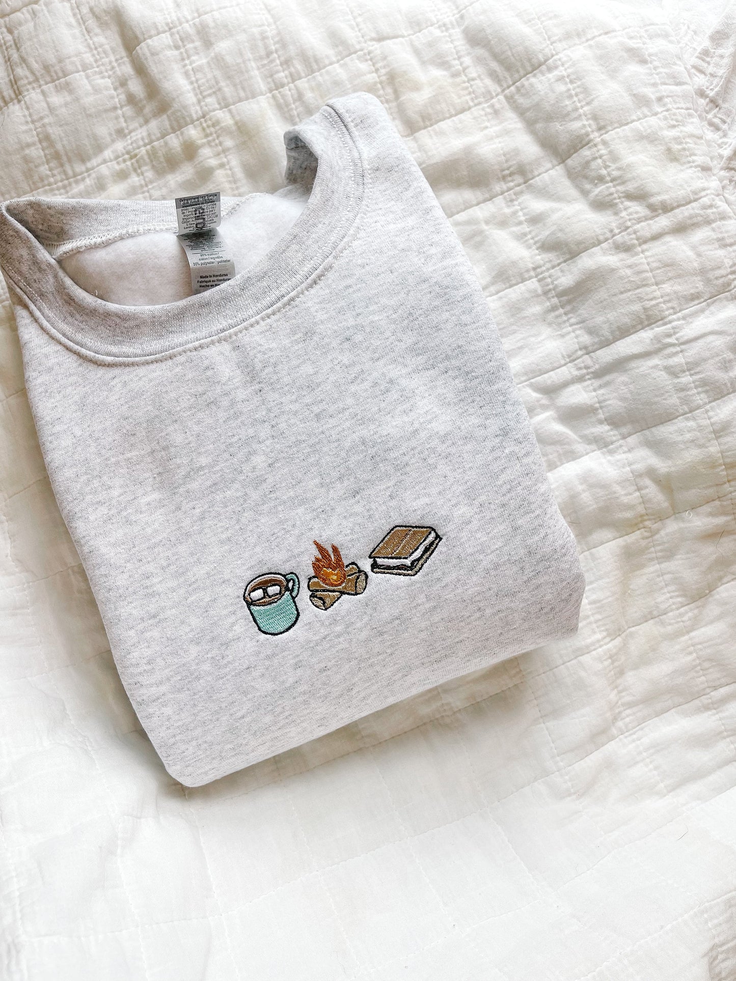 S'Mores Trio Embroidered Crewneck