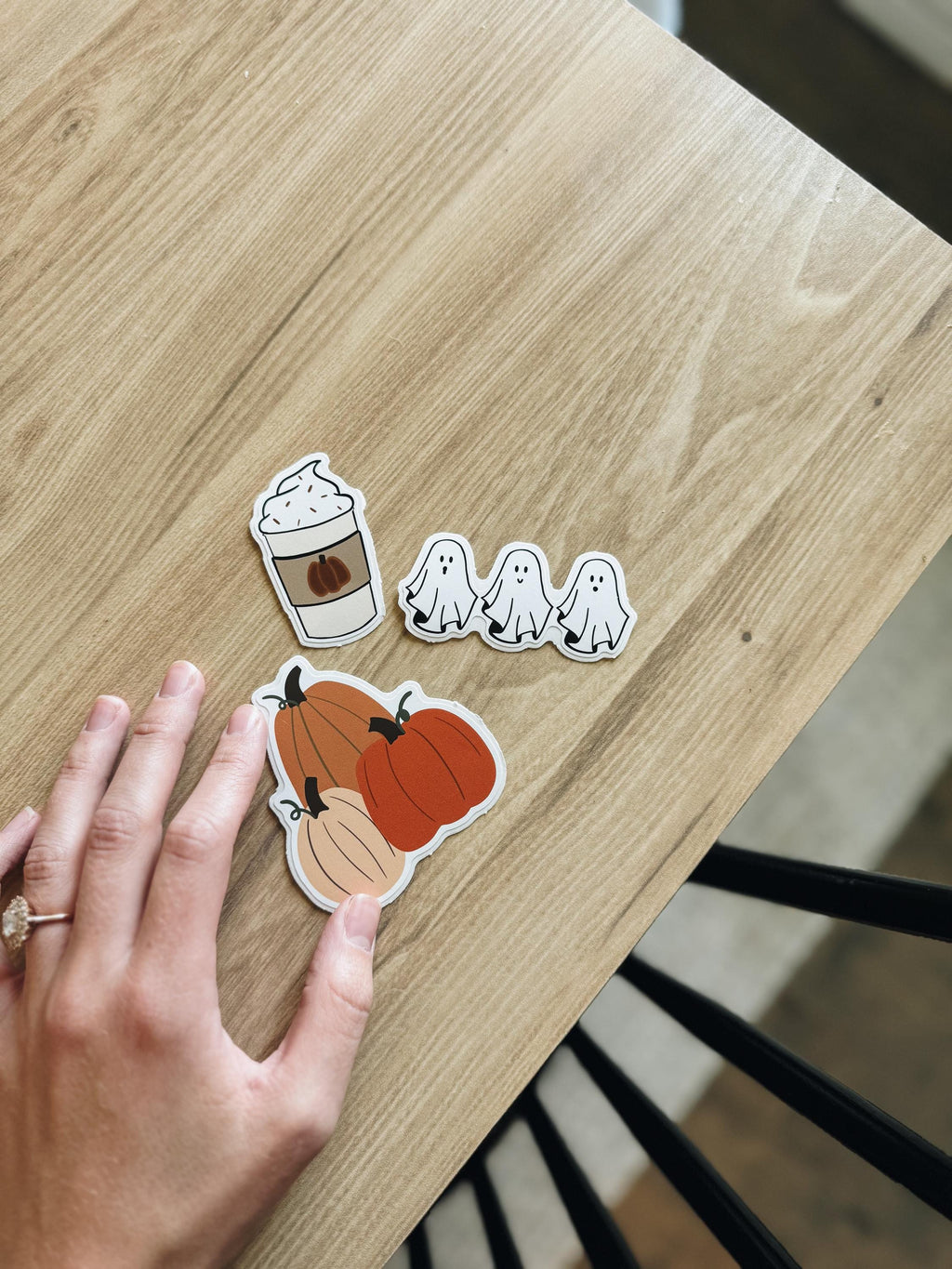 Pumpkins Die Cut Sticker