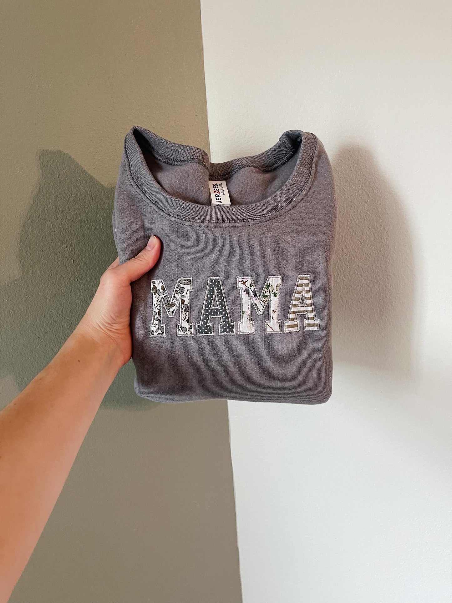 Mama Mix & Match Applique Crewneck