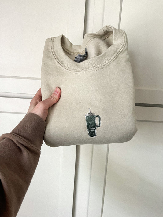 Tumbler Embroidered Crewneck